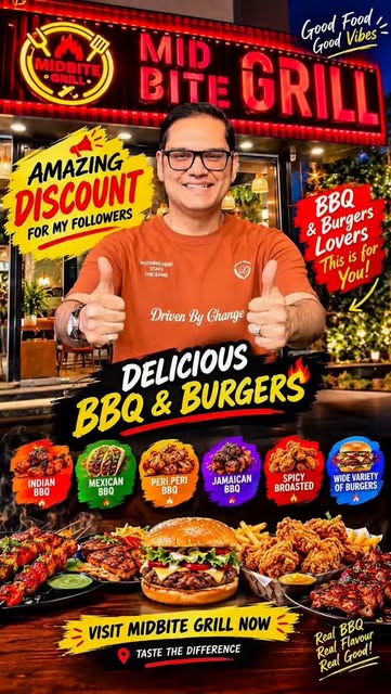 Midbite Grill follower discount